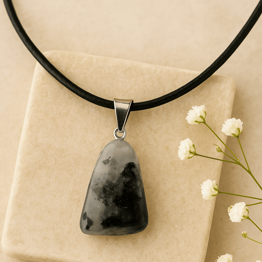 TOURMALINE QUARTZ PENDANT NECKLACE 18" CORD