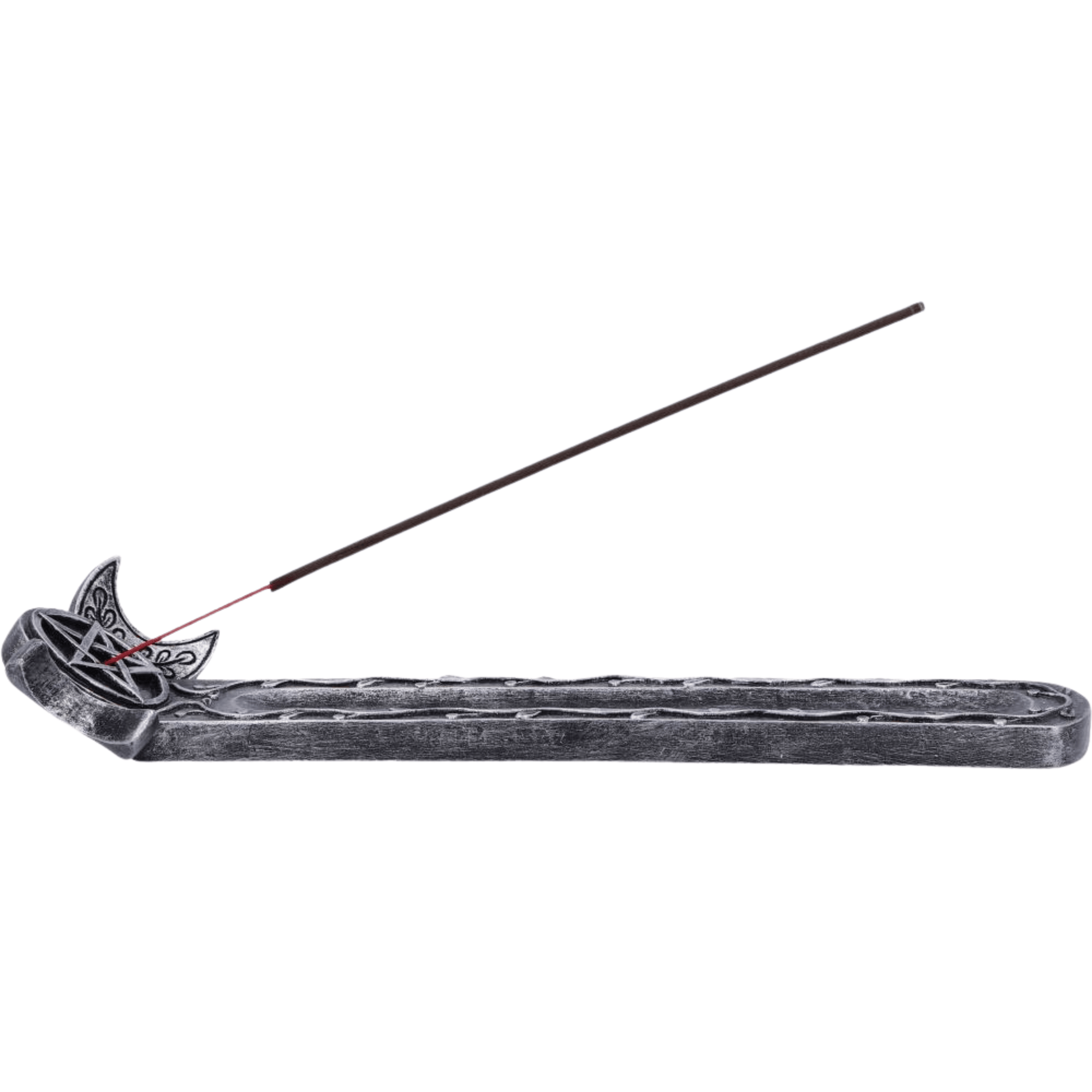 Incense holder with axe design on a white background