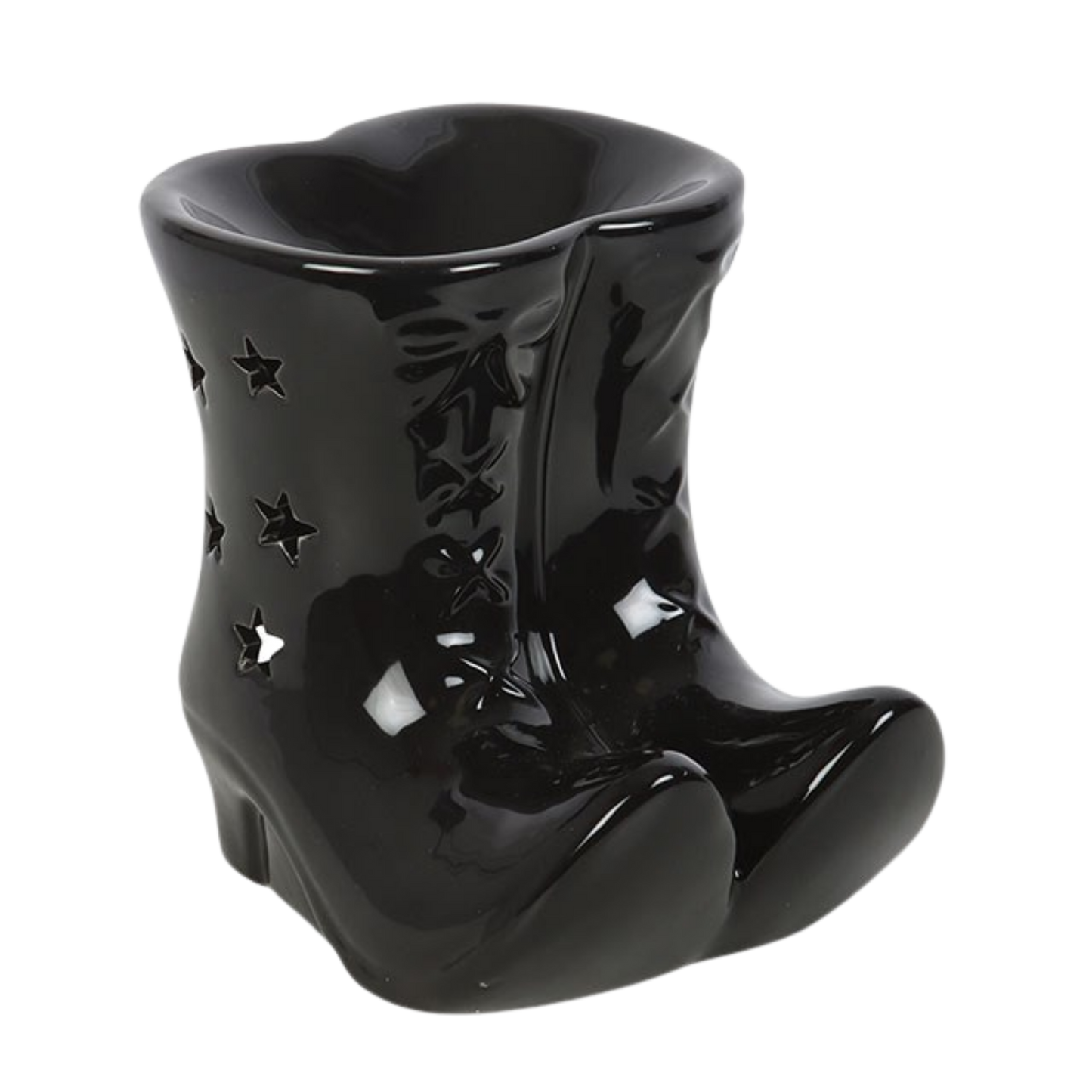 BLACK WITCH BOOTS OIL BURNER
