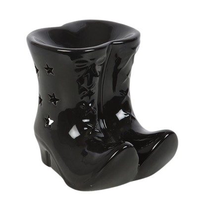 BLACK WITCH BOOTS OIL BURNER
