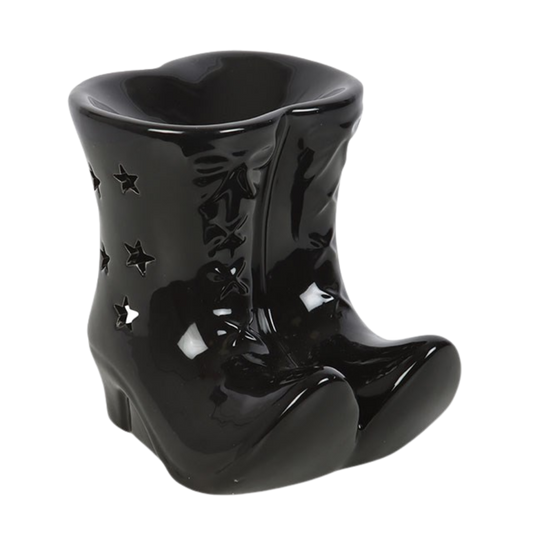 BLACK WITCH BOOTS OIL BURNER