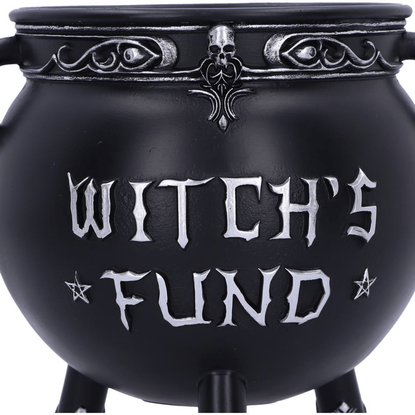 WITCH'S FUND CAULDRON MONEY BOX 16.5cm