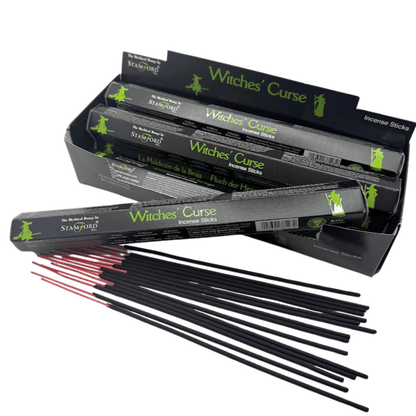 WITCHES' CURSE INCENSE STICKS - STAMFORD BLACK - 15 STICKS