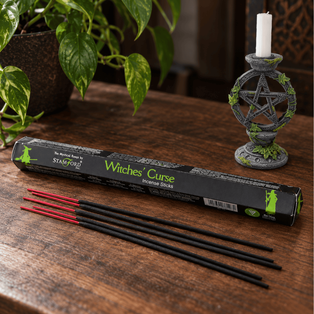 WITCHES' CURSE INCENSE STICKS - STAMFORD BLACK - 15 STICKS