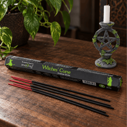 WITCHES' CURSE INCENSE STICKS - STAMFORD BLACK - 15 STICKS