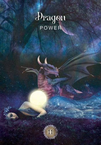Dragon in a fantasy setting with 'Dragon Power' text